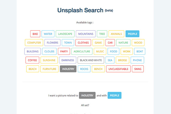 Search Unsplash + Unsplash